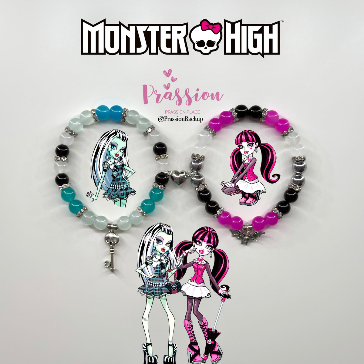 Monster High 💀ྀི Frankiestein x Draculaura